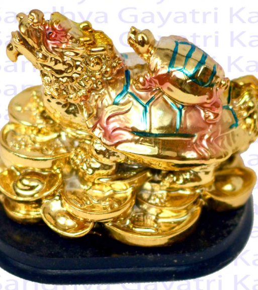 Dragon Tortoise With Lucky Coin