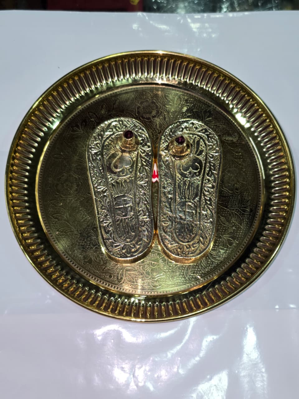 Charan Paduka With Plate